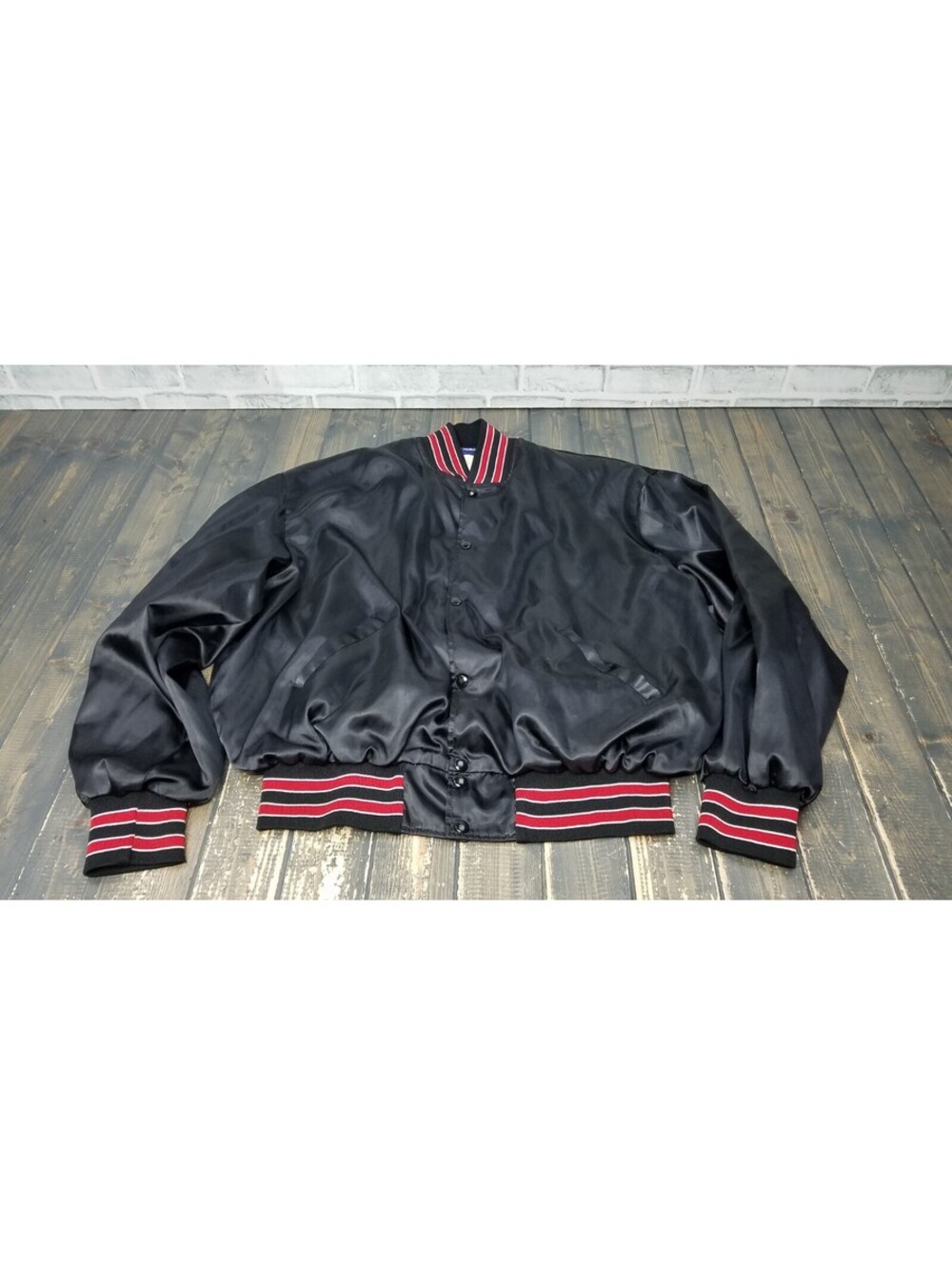 Vintage 90s Holloway Windbreaker Jacket Size XXXL Red Black Made In USA